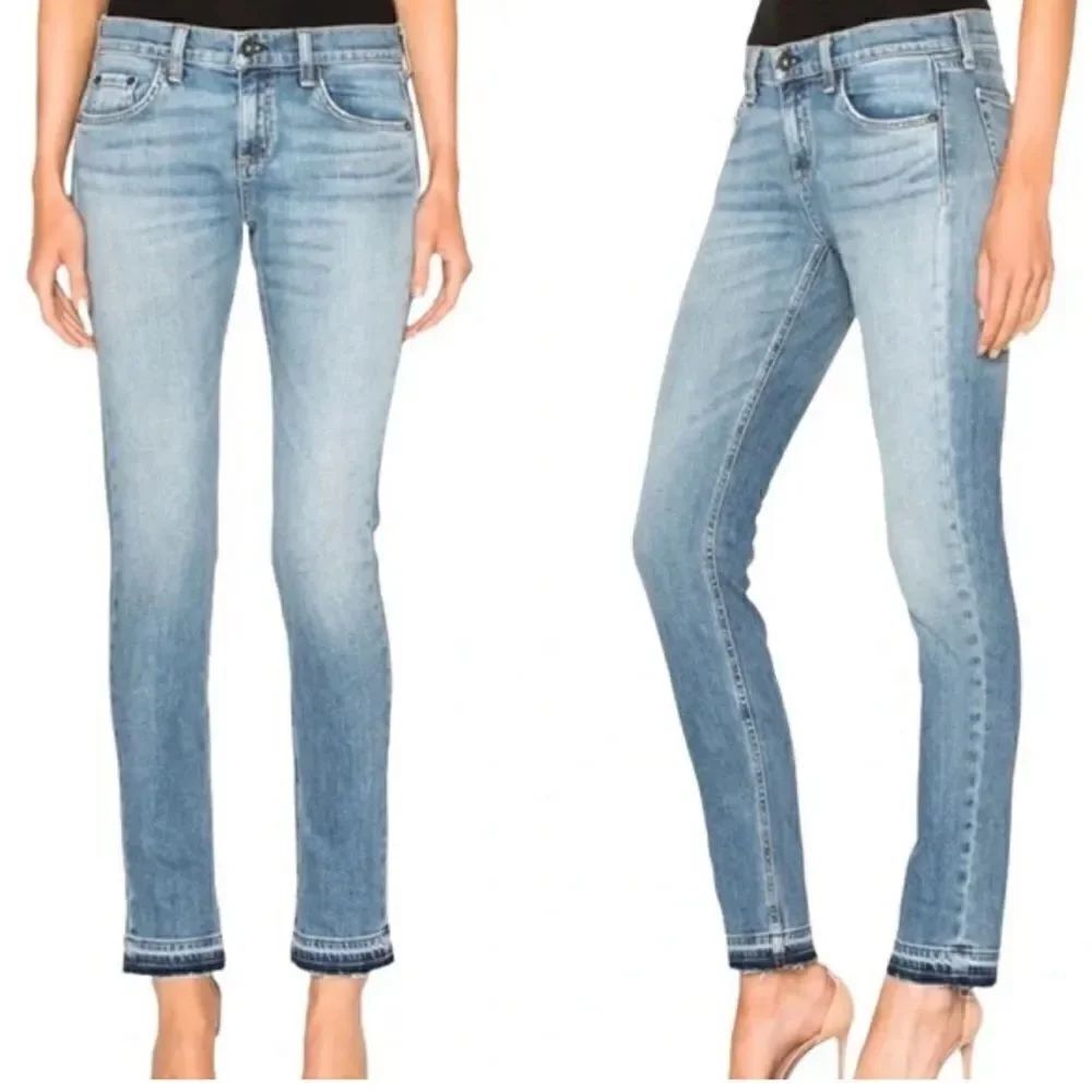 Revolve Rag & Bone DRE boyfriend Jeans in Fremont color